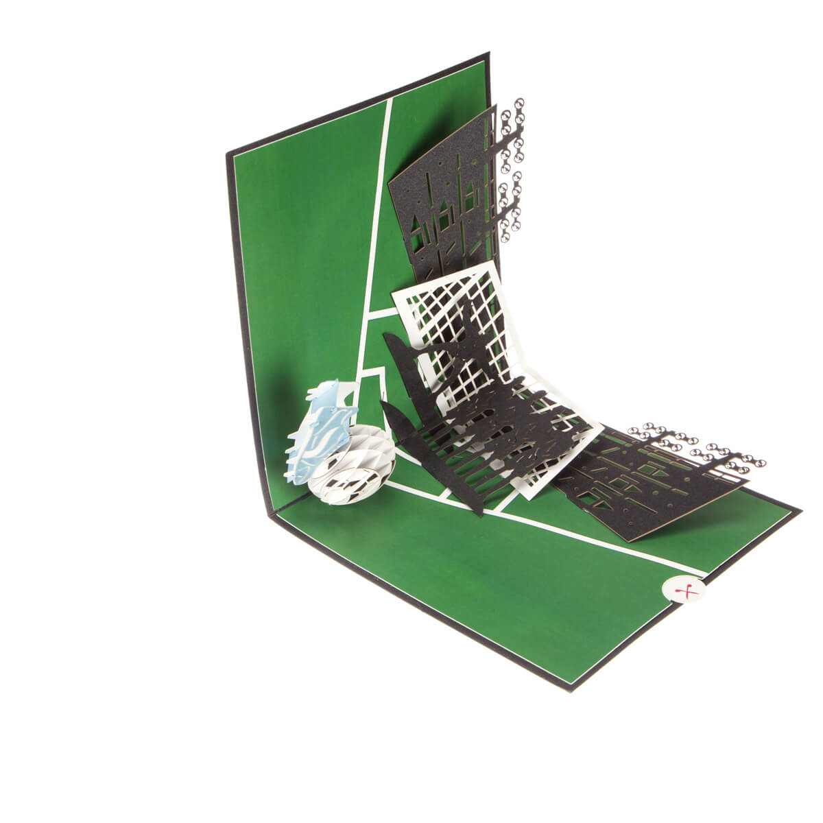 Men's Football Team Pop Up Greeting Card