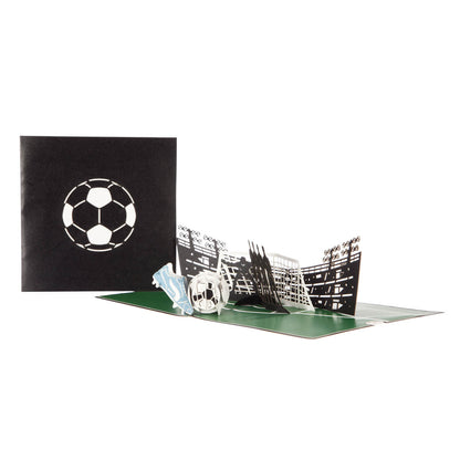 Men's Football Team Pop Up Greeting Card