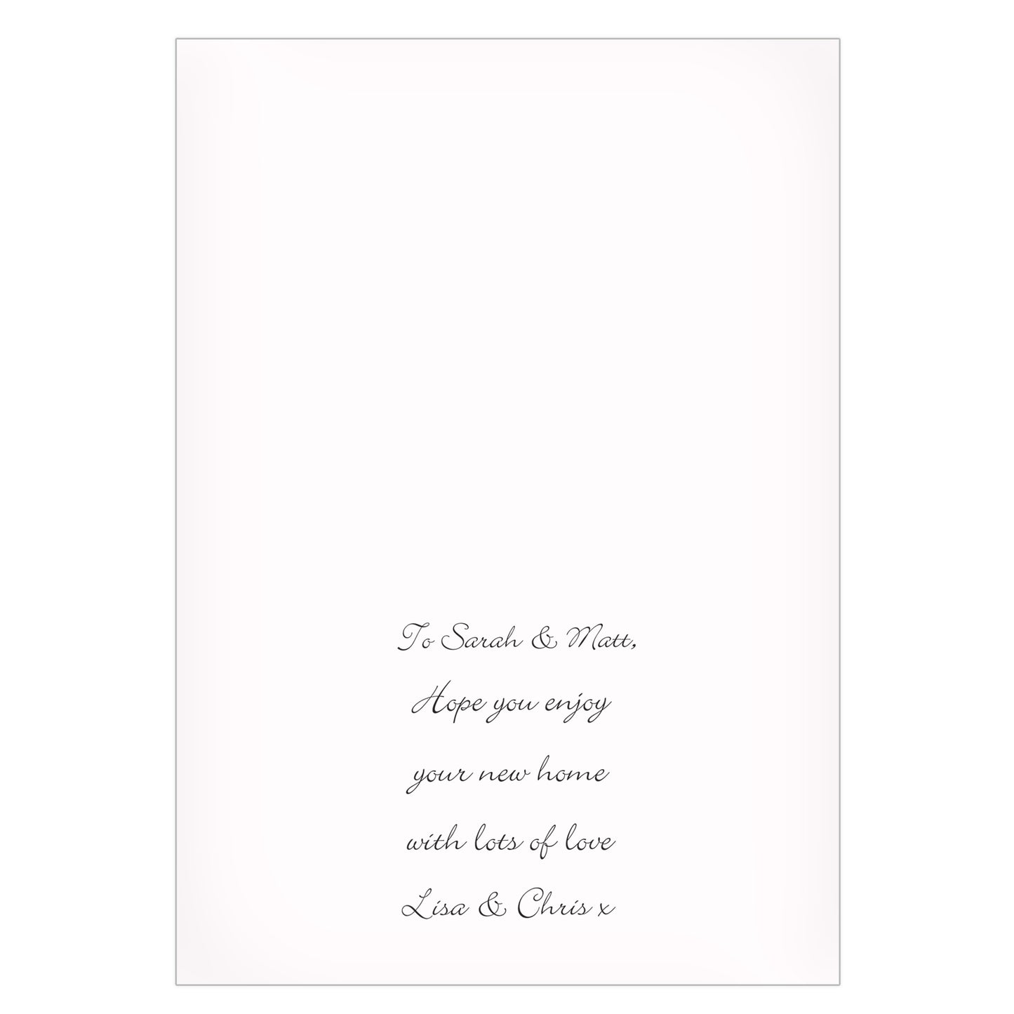 Personalised Present Day Map Card Add Any Name - Personalise It!