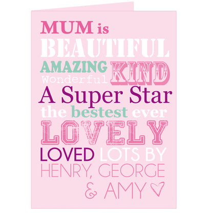 Personalised She Is... Card Add Any Name - Personalise It!