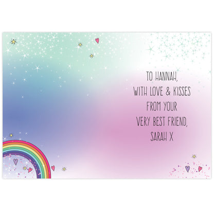 Personalised Unicorn Card Add Any Name - Personalise It!