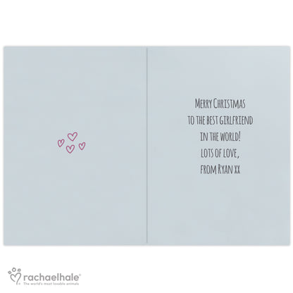 Personalised Rachael Hale Terrier Christmas Card Add Any Name - Personalise It!