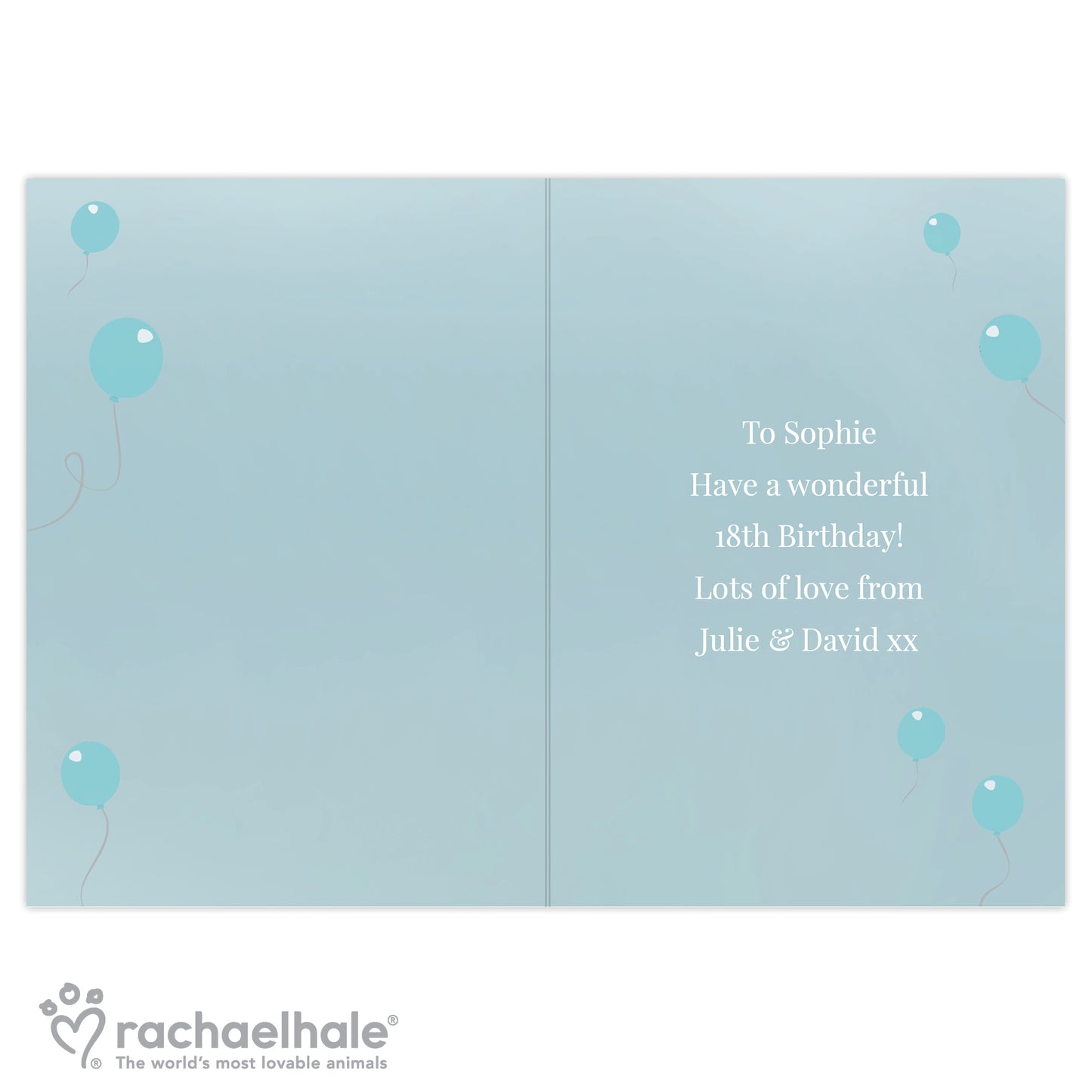 Personalised Rachael Hale 'Party 'Til You Drop' Card Add Any Name - Personalise It!