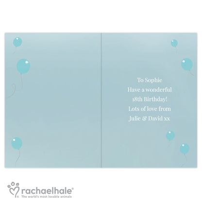 Personalised Rachael Hale 'Party 'Til You Drop' Card Add Any Name - Personalise It!