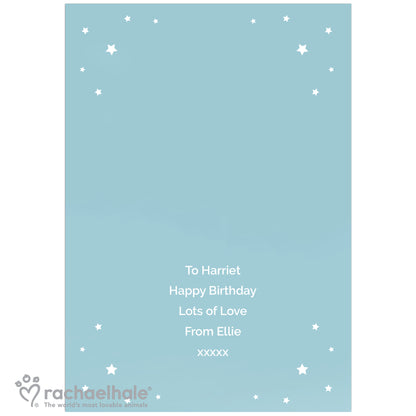 Personalised Rachael Hale Purr-fect Birthday Card Add Any Name - Personalise It!