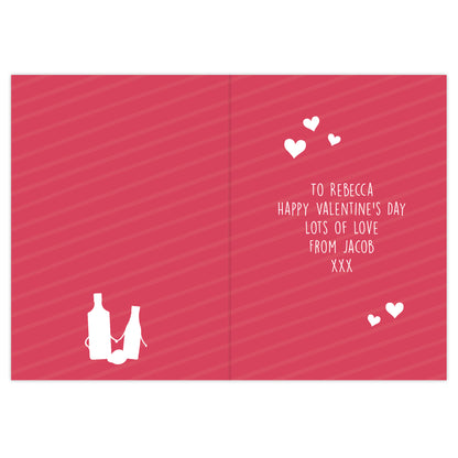 Personalised 'Gin to My Tonic' Card Add Any Name - Personalise It!