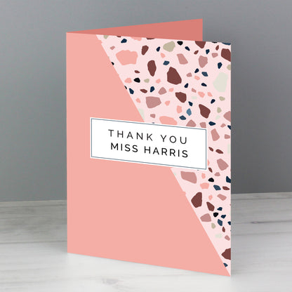 Personalised Thank You Card Add Any Name - Personalise It!