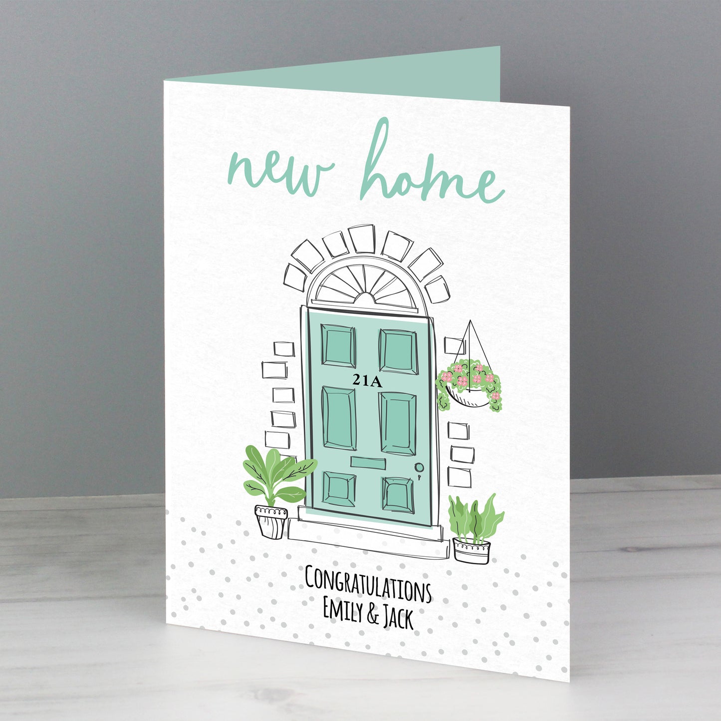 Personalised New Home Card Add Any Name - Personalise It!