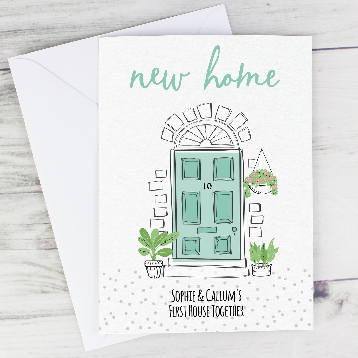 Personalised New Home Card Add Any Name - Personalise It!