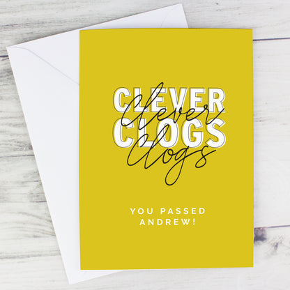 Personalised Clever Clogs Card Add Any Name - Personalise It!