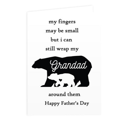 Personalised Fingers may be small Card Add Any Name - Personalise It!