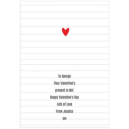 Personalised Naughty 'To Do' List Card Add Any Name - Personalise It!