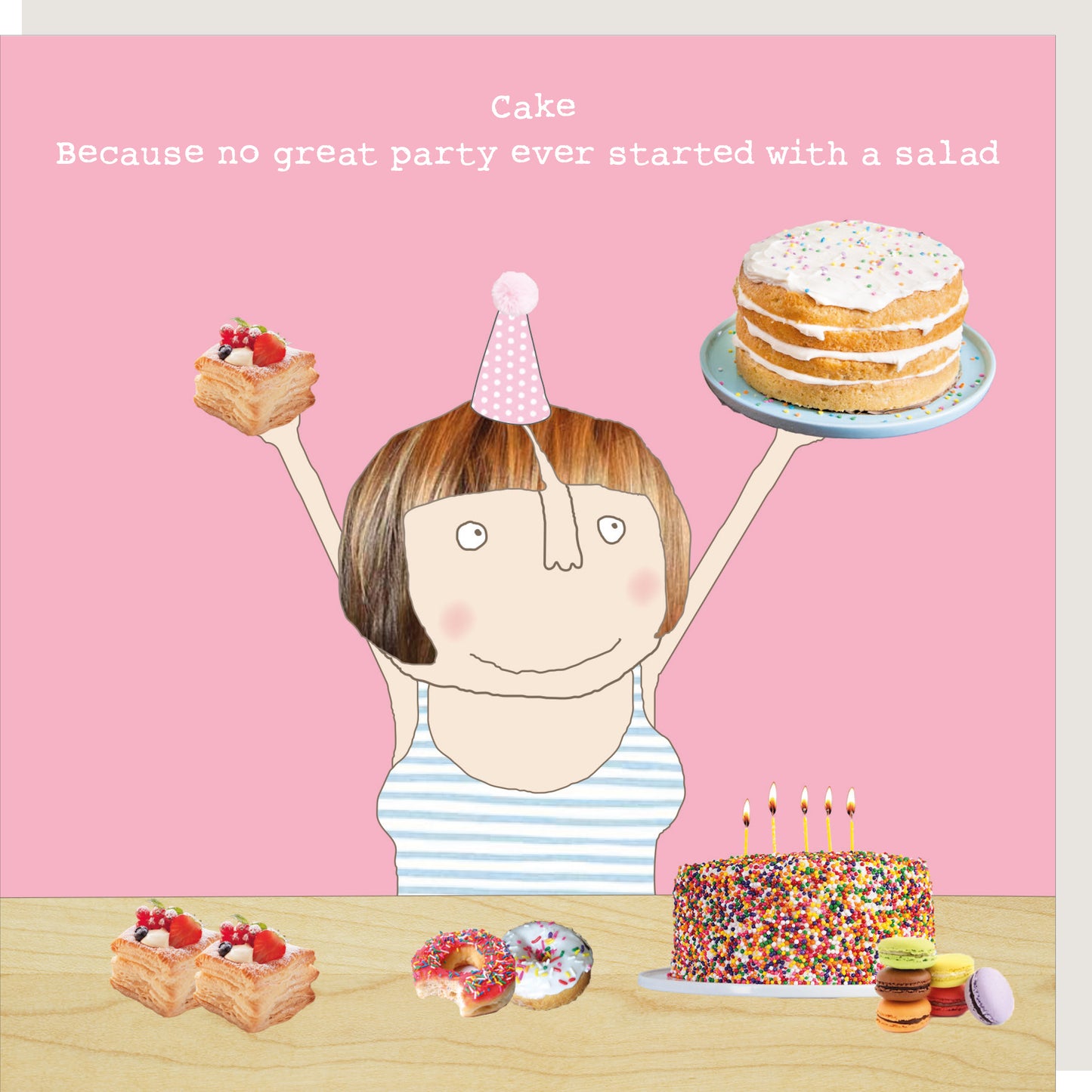 Rosie Made A Thing Cake Great Party Birthday Card