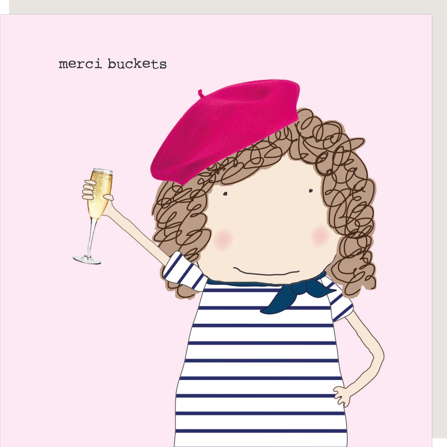 Rosie Made A Thing Merci Buckets Thank You Greeting Card