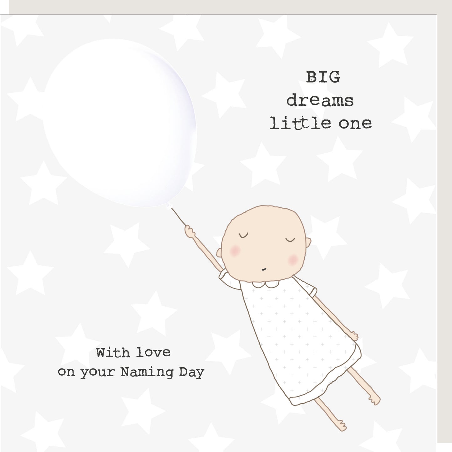 Rosie Made A Thing Big Dreams Little One Naming Day Greeting Card