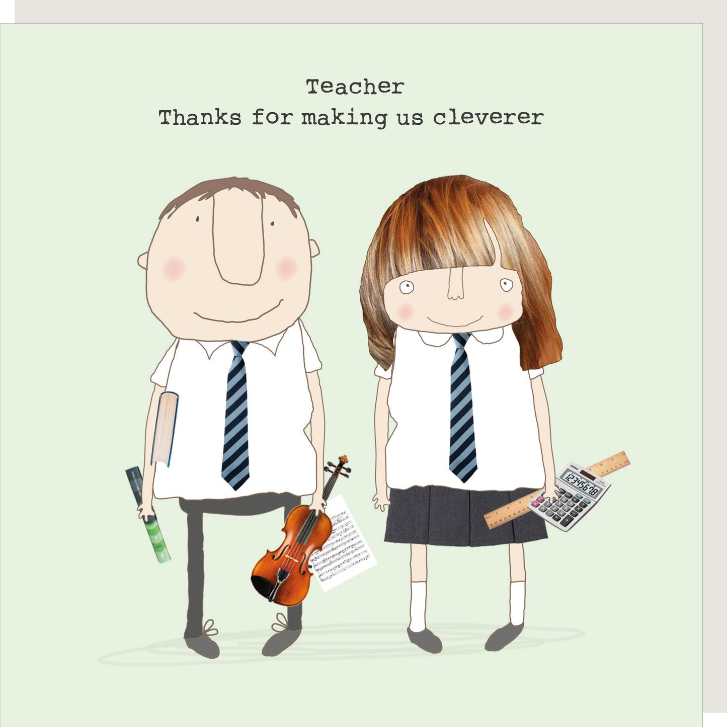 Rosie Made A Thing Teacher Making Us Cleverer Card