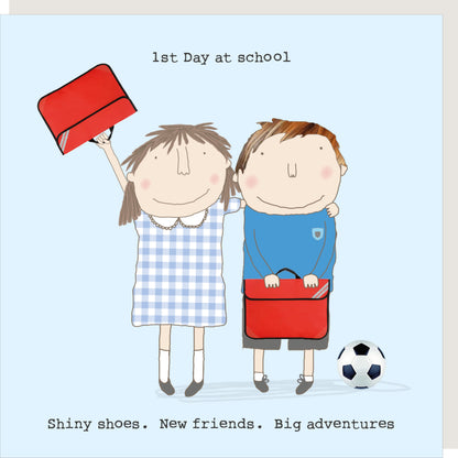 Rosie Made A Thing 1st Day At School Big Adventure Card