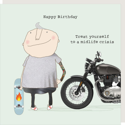 Rosie Made A Thing Midlife Crisis Birthday Card