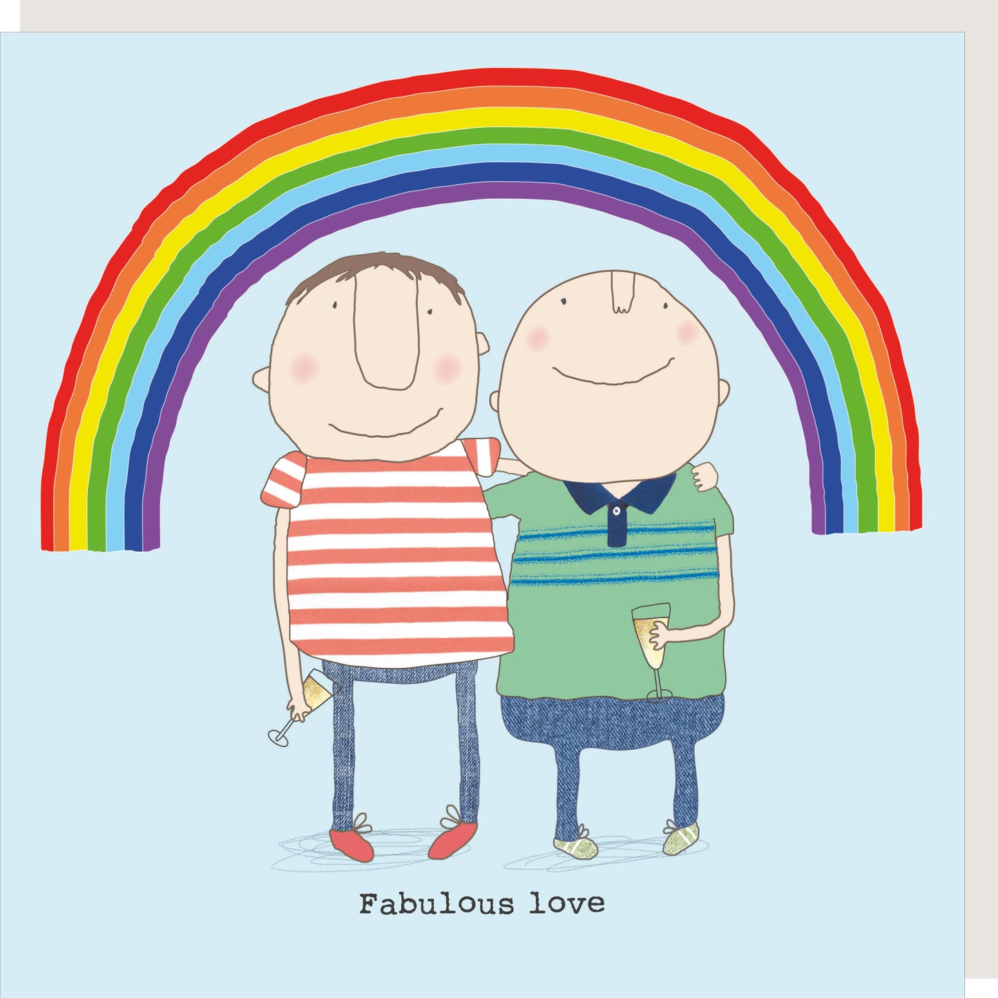 Rosie Made A Thing Fabulous Love Male Relationship Greeting Card