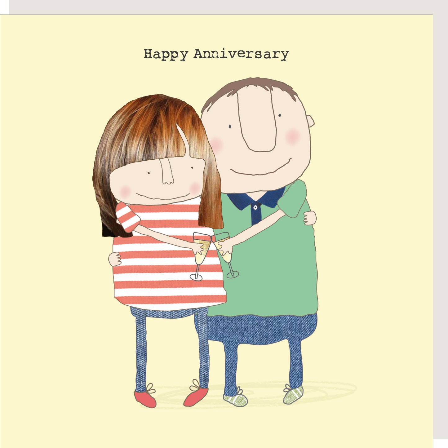 Rosie Made A Thing Young People Happy Anniversary Greeting Card
