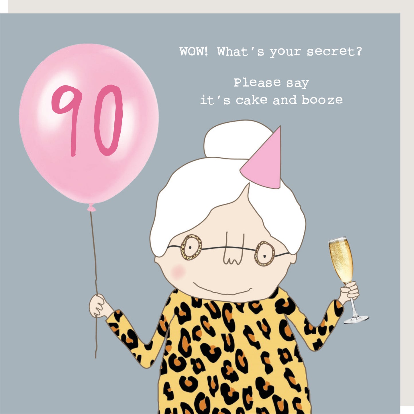 Rosie Made A Thing What's Your Secret Female 90th Birthday Card