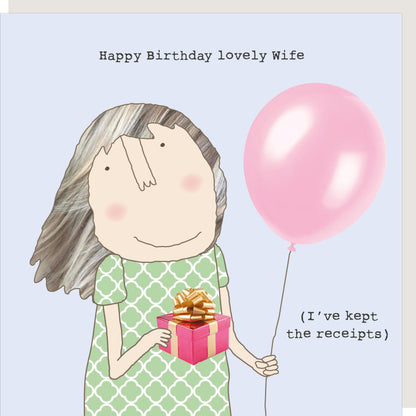 Rosie Made A Thing Lovely Wife Birthday Card