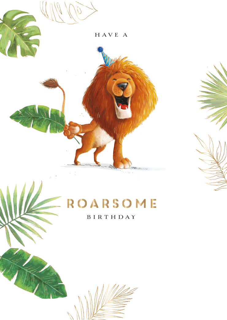 Have A Roarsome Birthday Greeting Card