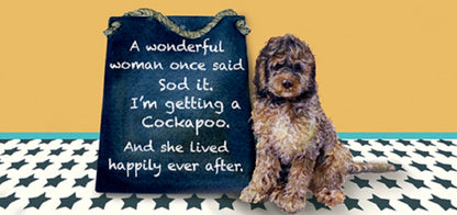 I'm Getting A Cockapoo Little Dog Laughed Greeting Card