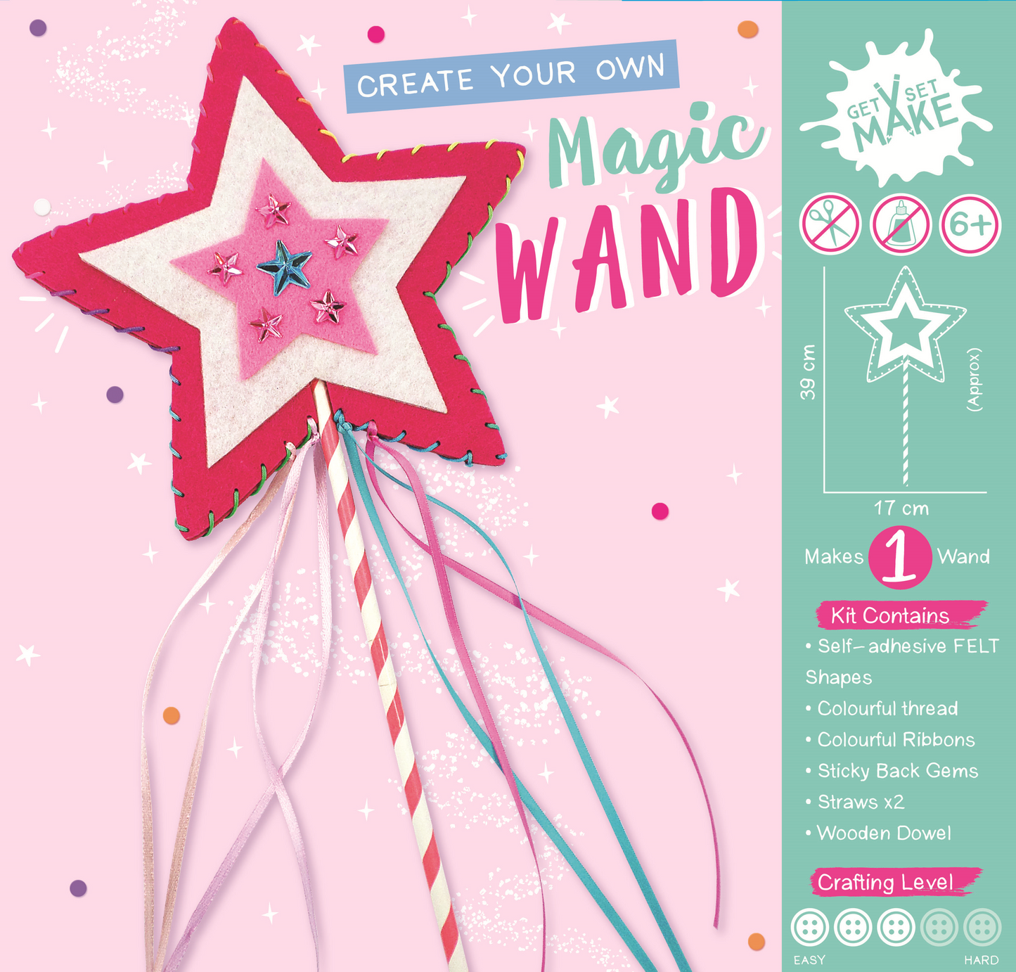 Get Set Make Create Your Own Magic Wand Felt
