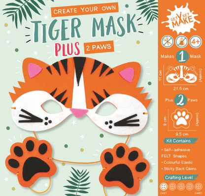Get Set Make Create Your Own Tiger Mask Felt