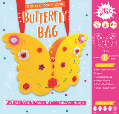 Get Set Make Create Your Own Butterfly Bag Felt
