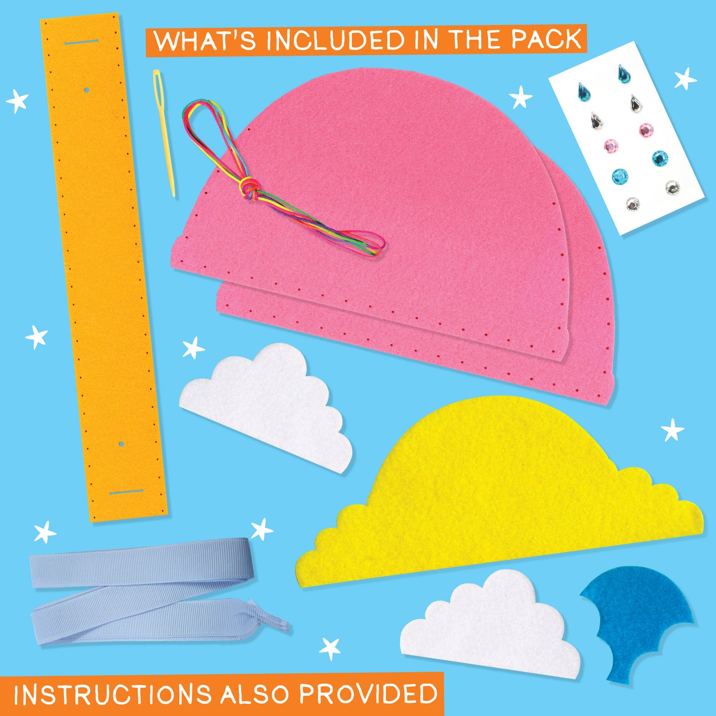 Get Set Make Create Your Own Rainbow Bag Felt