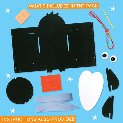 Get Set Make Create Your Own Penguin Bottle Bag Felt