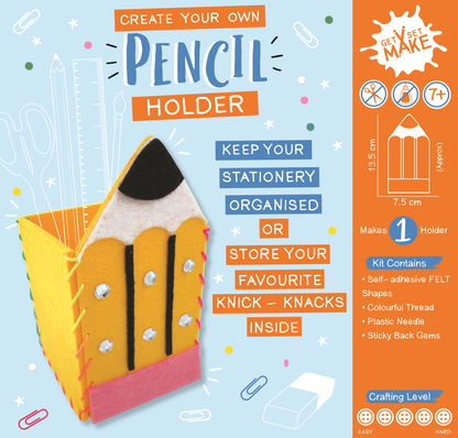 Get Set Make Create Your Own Pencil Holder Felt