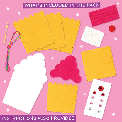 Get Set Make Create Your Own Cupcake Pencil Holder Felt