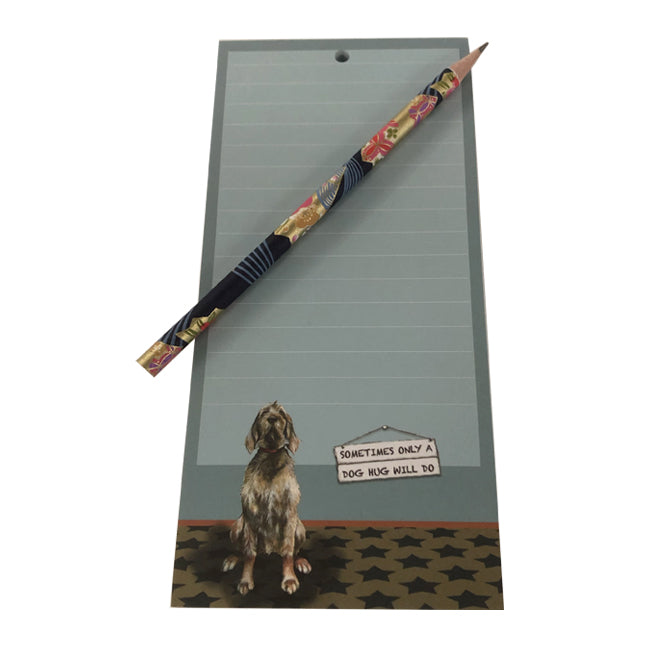 Magnetic Notepad Sometimes Only A Dog Hug Will Do Little Dog Laughed