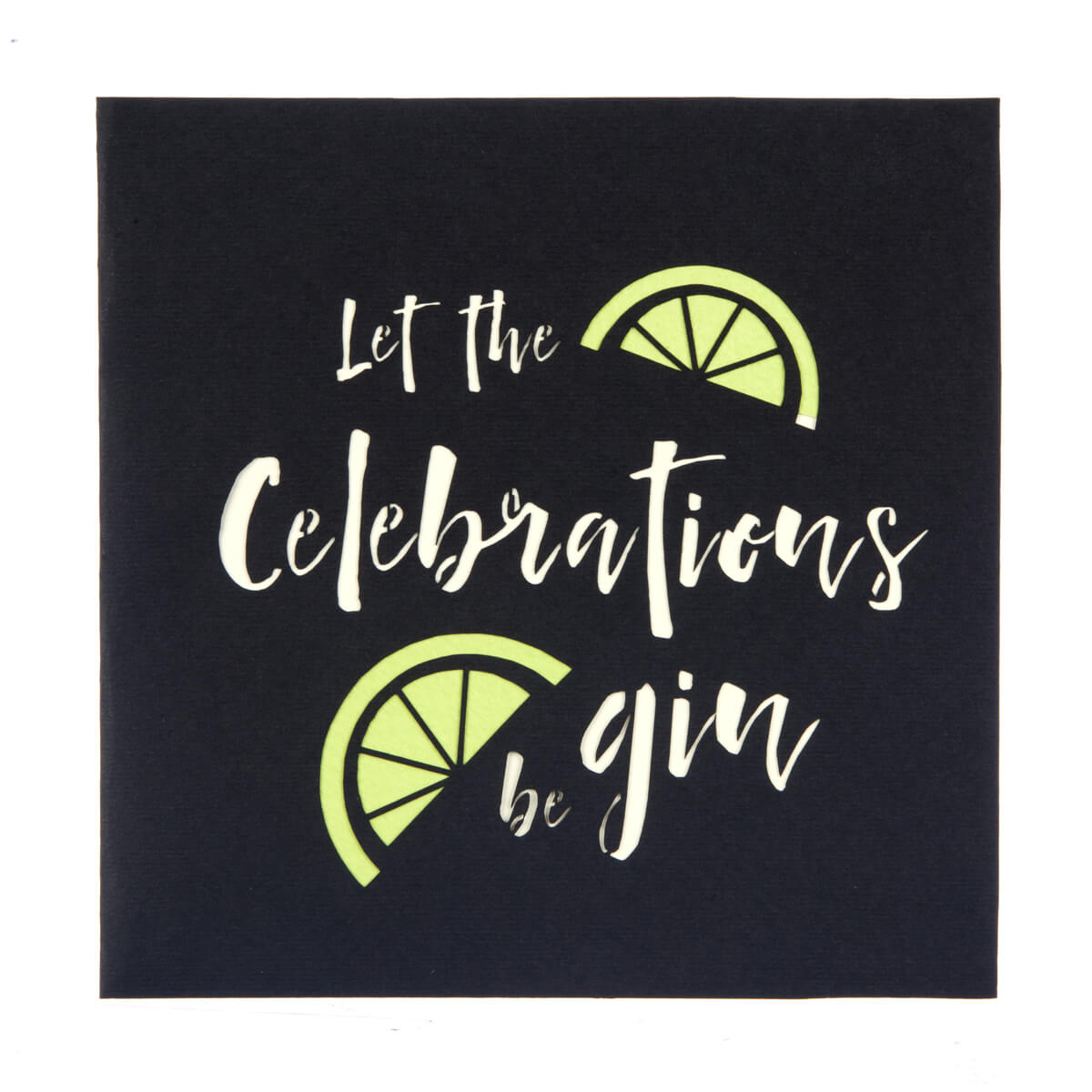 Celebrations BeGin Pop-Up Any Occasion Greeting Card Blank Inside