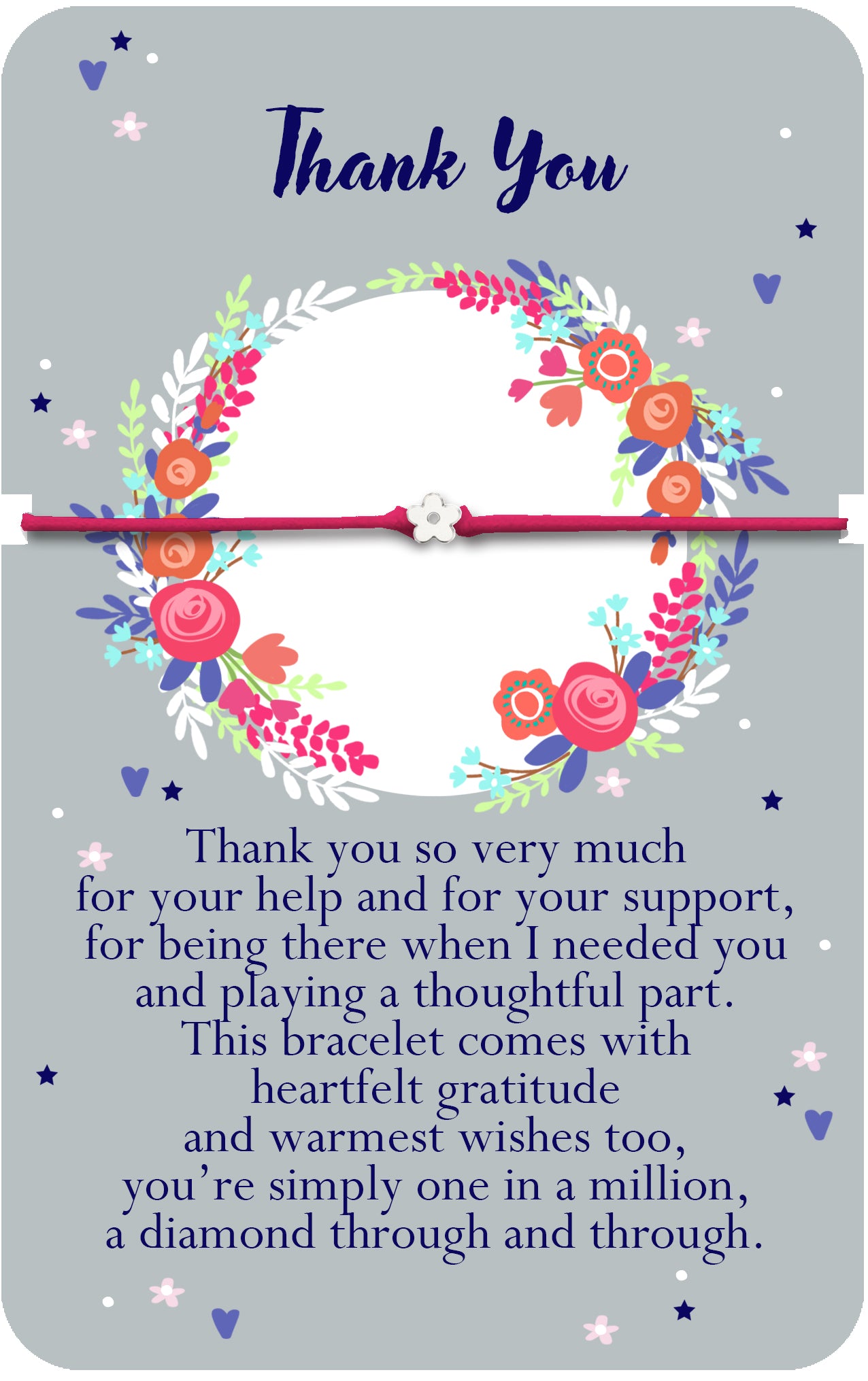 Thank You Heartwarmers Bracelet With Charm