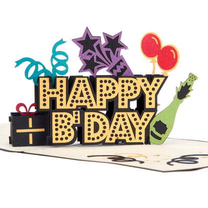 Wishing You A Happy Birthday Pop Up Greeting Card