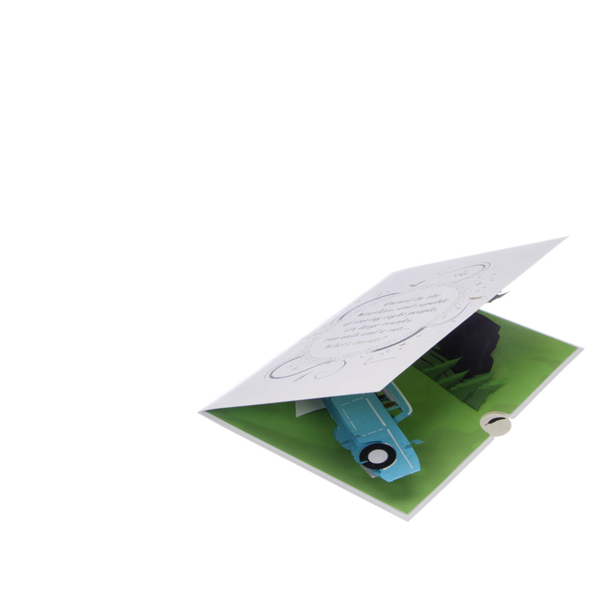 Harry Potter Harry & Ron In The Flying Ford Anglia Greeting Card