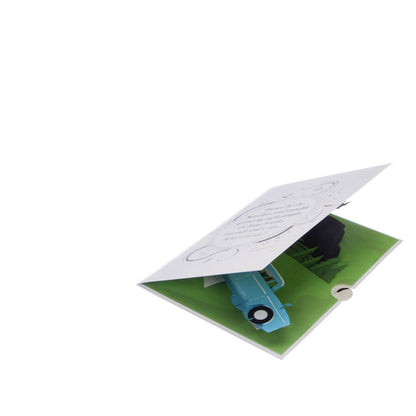 Harry Potter Harry & Ron In The Flying Ford Anglia Greeting Card