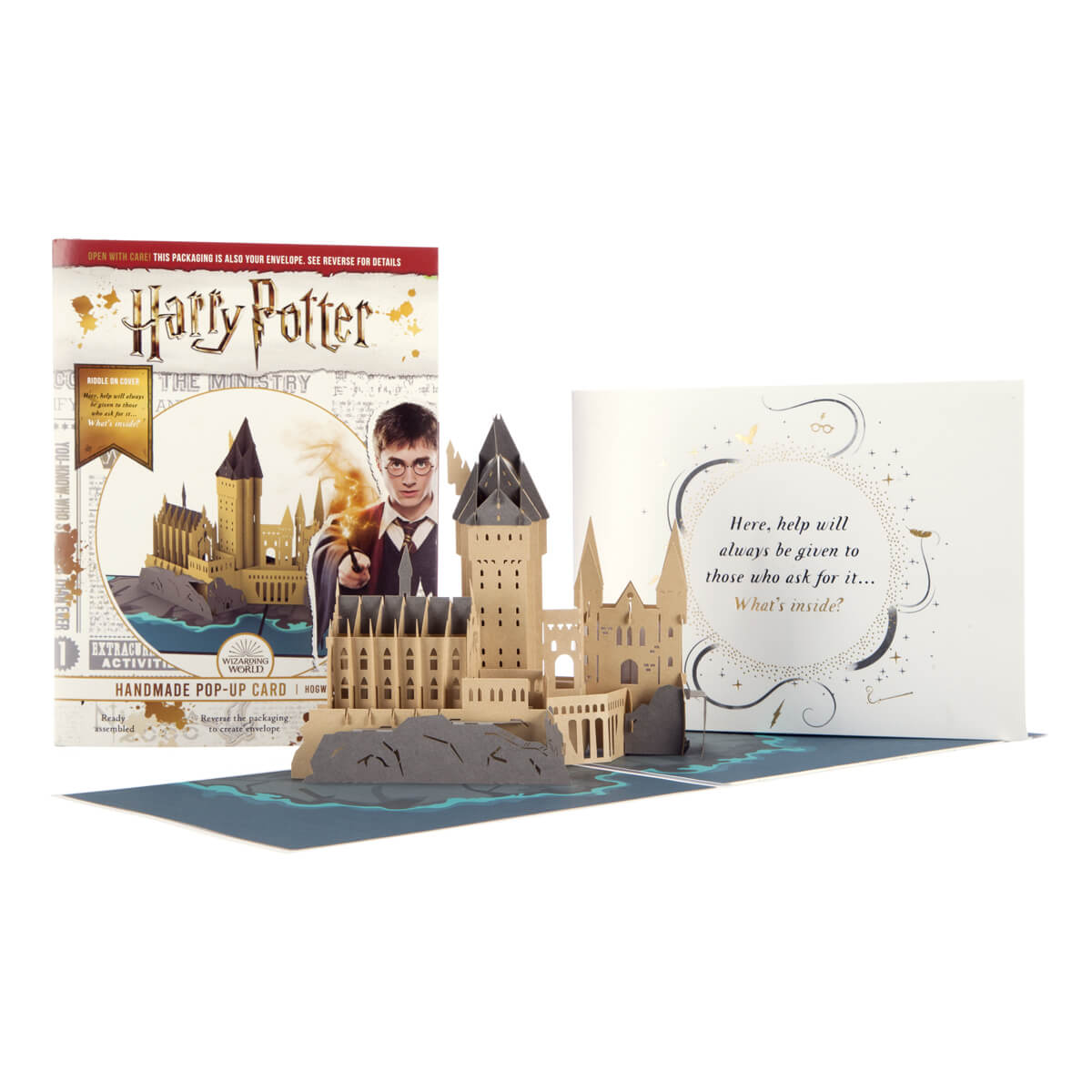 Harry Potter Hogwarts Wizarding School Pop-Up Greeting Card