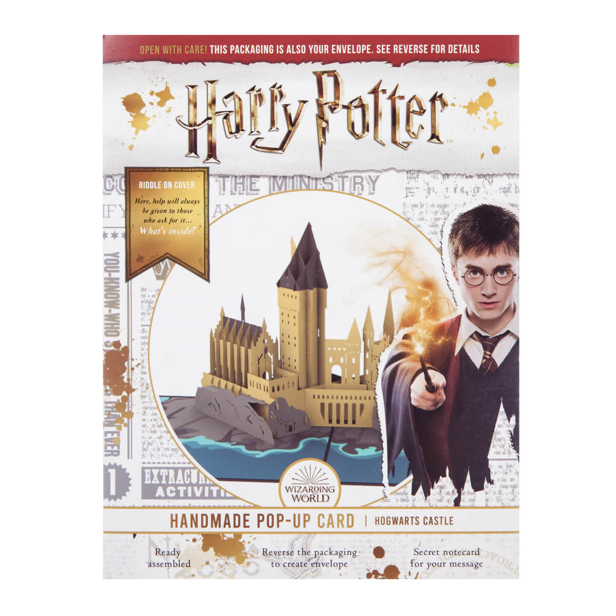 Harry Potter Hogwarts Wizarding School Pop-Up Greeting Card