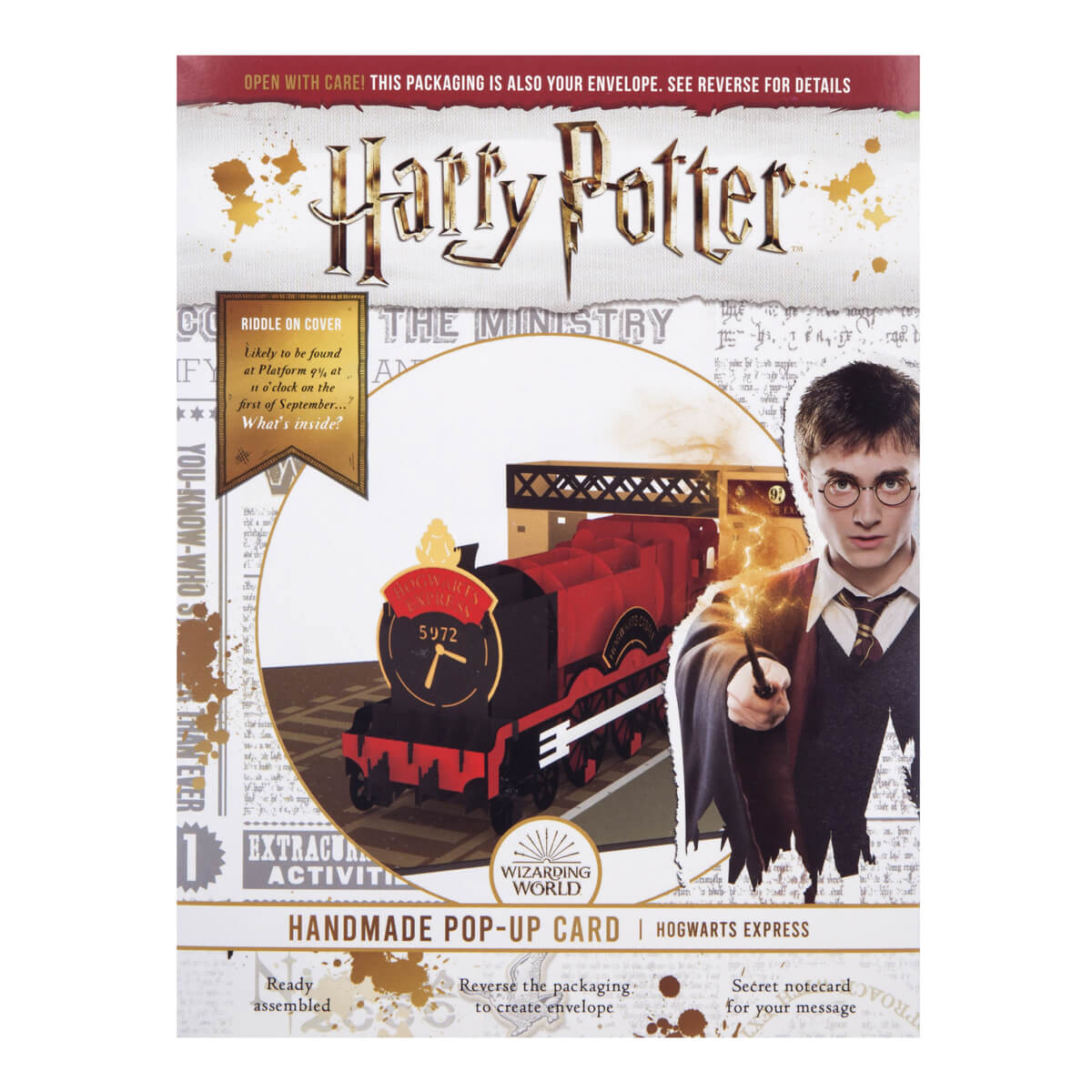 Harry Potter Hogwarts Express Pop-Up Greeting Card