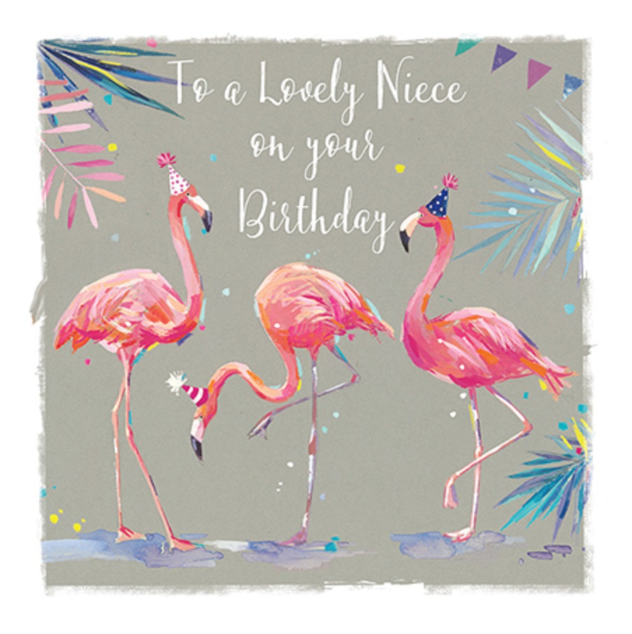 Tropical Party Niece Birthday Greeting Card
