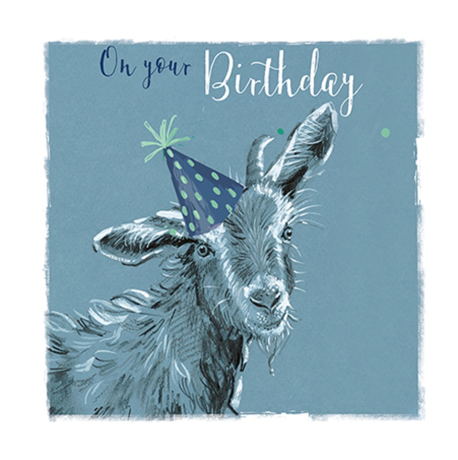 Birthday Bleatings Goat Birthday Greeting Card