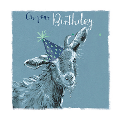 Birthday Bleatings Goat Birthday Greeting Card