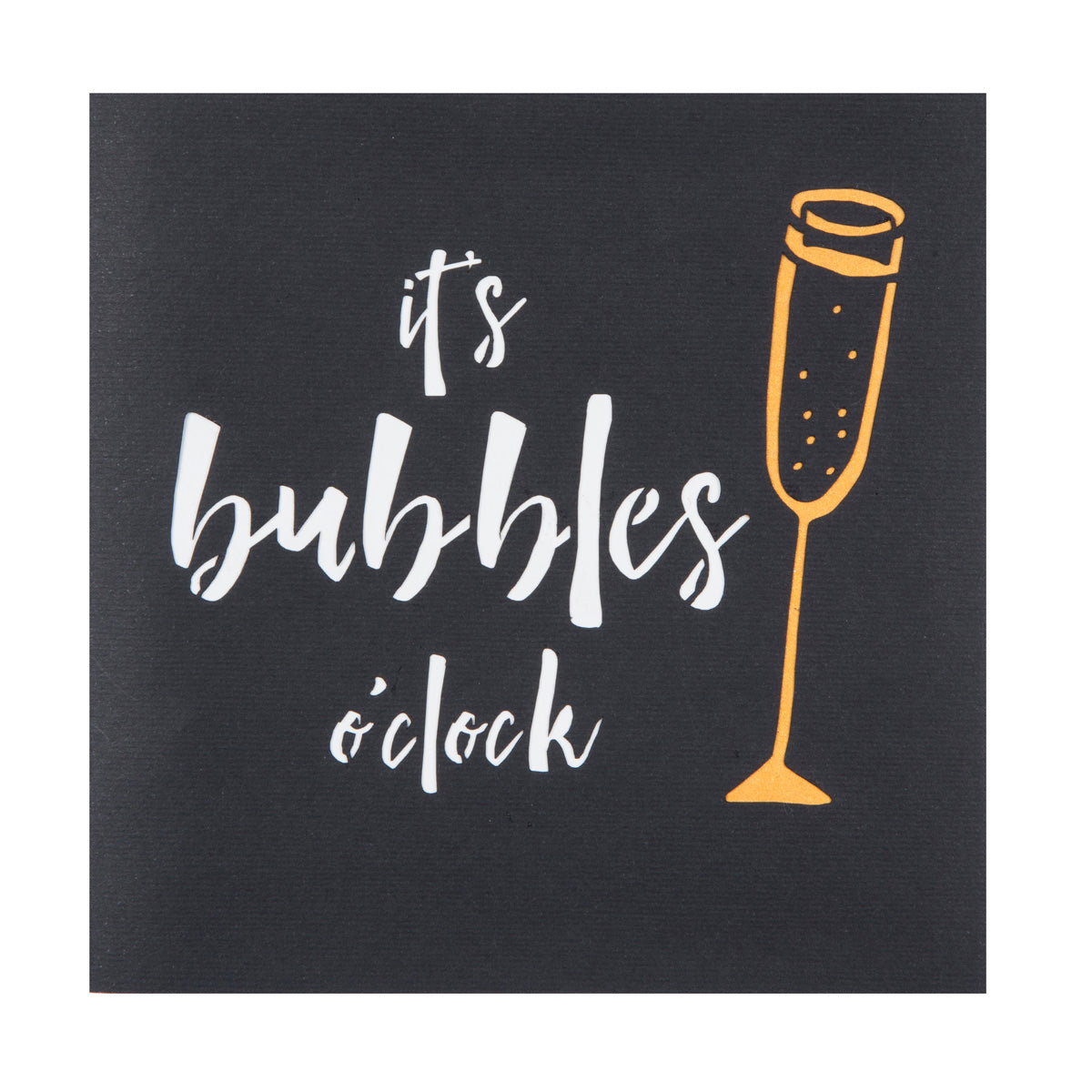 It's Bubbles O'clock Pop Up Greeting Card