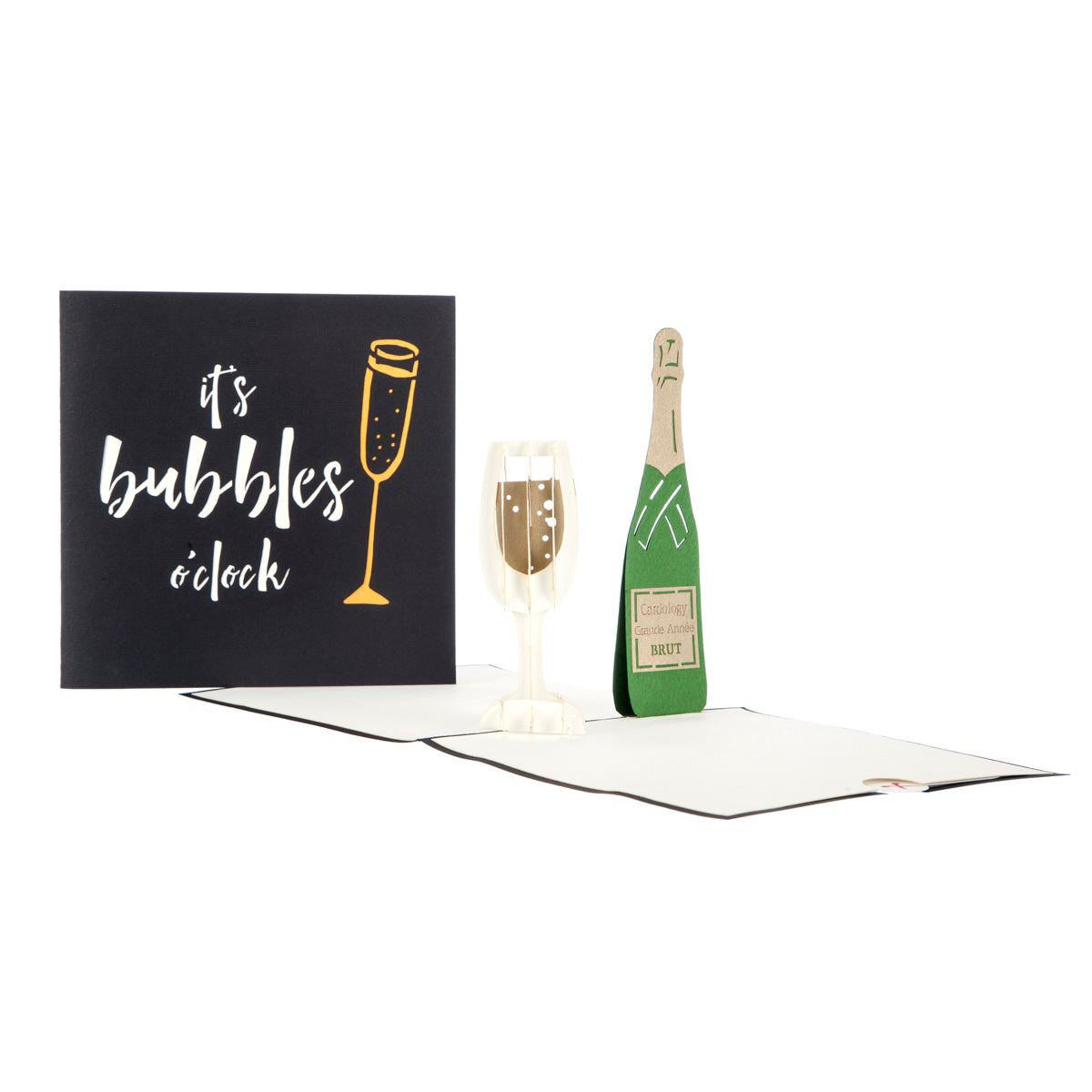 It's Bubbles O'clock Pop Up Greeting Card