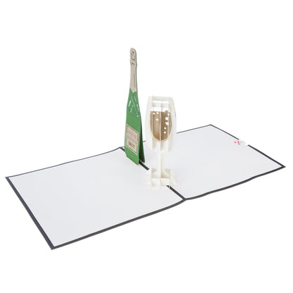 It's Bubbles O'clock Pop Up Greeting Card